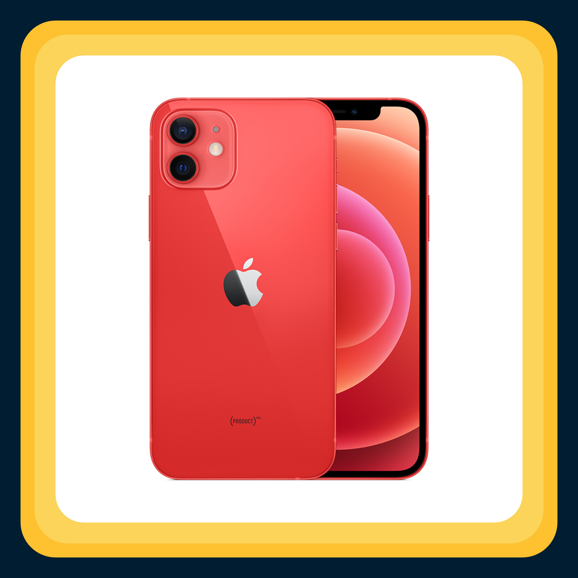 Apple iPhone 12 reconditionné — coloris (PRODUCT)RED — Light, Allaire