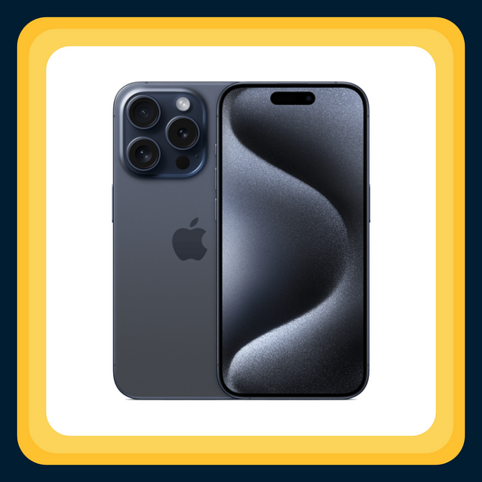 Apple iPhone 15 Pro reconditionné — coloris titane bleu — Light, Allaire